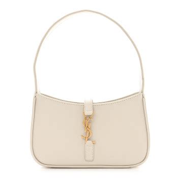 ysl gold caf|SAINT LAURENT Smooth Calfskin Le 5 A 7 Hobo Crema Soft .